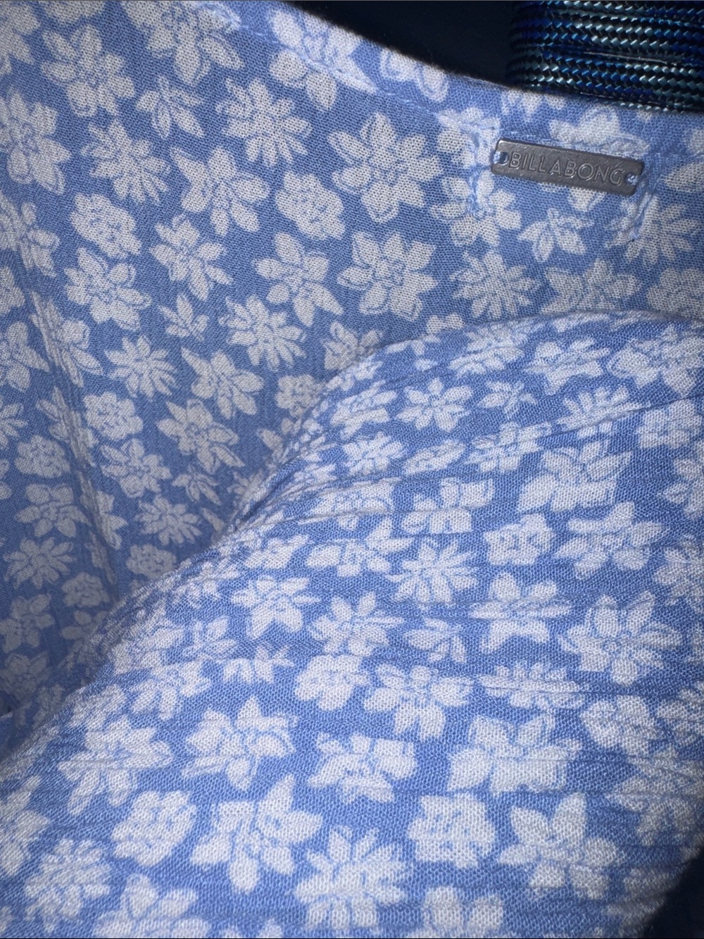 Billabong -Sky Blue Floral Wrap Dress Size Small 🌼 - Picture 17 of 17